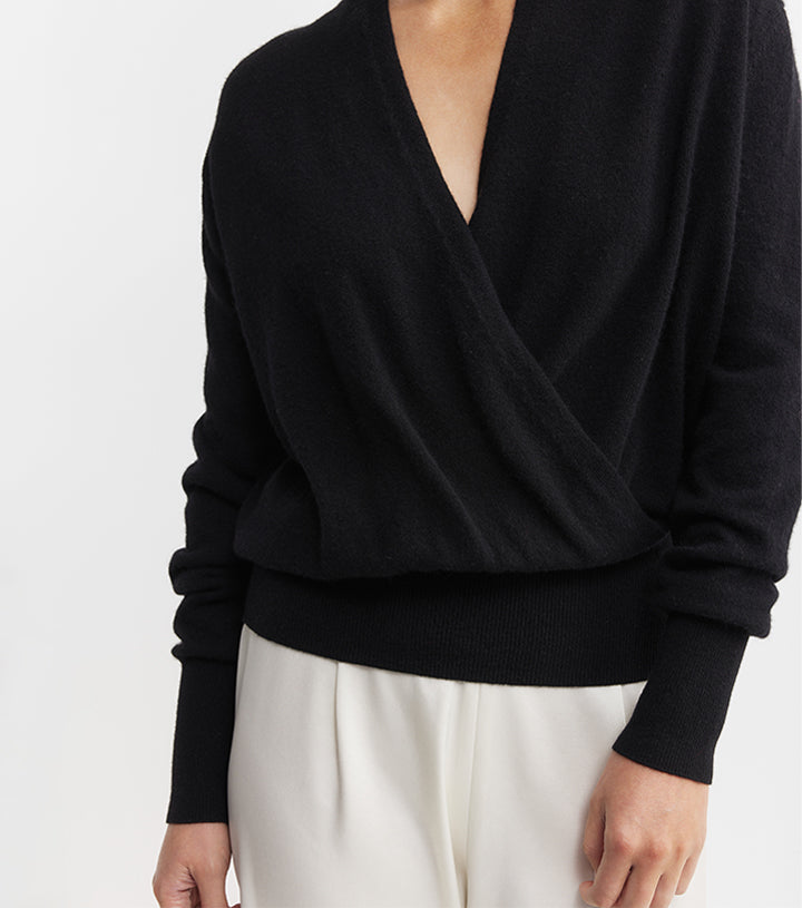 Cashmere Ballet Sweater - Black