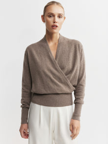  Cashmere Ballet Sweater - Walnut