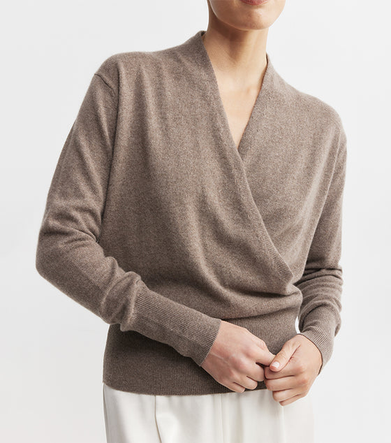 Cashmere Ballet Sweater - Walnut