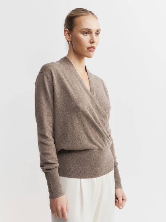 Cashmere Ballet Sweater - Walnut