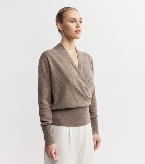 Cashmere Ballet Sweater - Walnut