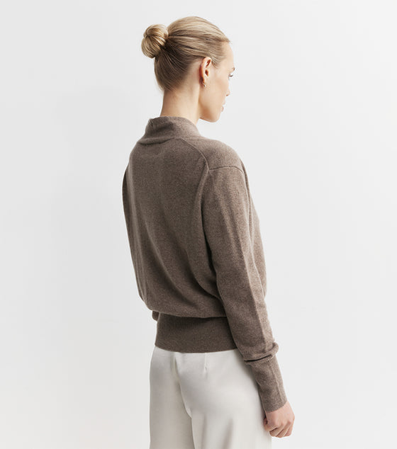 Cashmere Ballet Sweater - Walnut