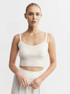 Cashmere Bralette - Cream