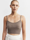 Cashmere Bralette - Walnut