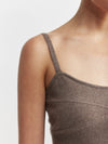 Cashmere Bralette - Walnut