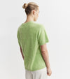 Brushed Cashmere Tee - Green Melange