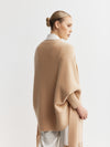 Cashmere Double Sided Jacket - Camel/Cream