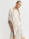 Cashmere Double Sided Jacket - Camel/Cream