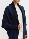 Cashmere Double Sided Jacket - Navy/Black