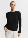 Essential Cashmere Crew Sweater - Black