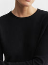 Essential Cashmere Crew Sweater - Black