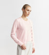 Essential Cashmere V Cardigan - Powder Pink