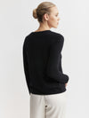 Essential Cashmere V Sweater - Black