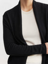 Essential Cashmere Featherweight Cardigan - Black