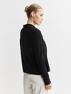 Essential Cashmere Featherweight Cardigan - Black