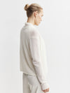 Essential Cashmere Featherweight Cardigan - Cream