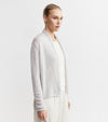 Essential Cashmere Featherweight Cardigan - Grey Melange