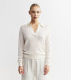 Featherweight Cashmere Polo - Cream