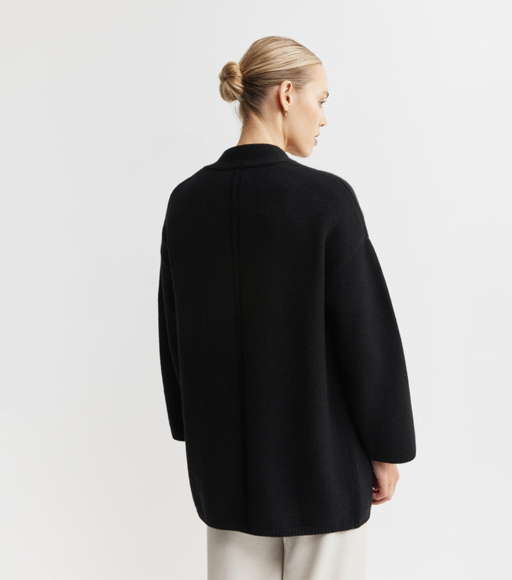 Luxe Cashmere Cardigan - Black