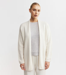  Luxe Cashmere Cardigan - Cream