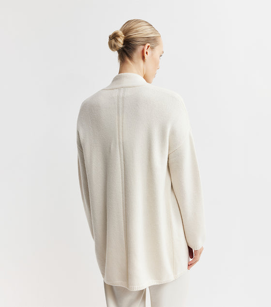 Luxe Cashmere Cardigan - Cream