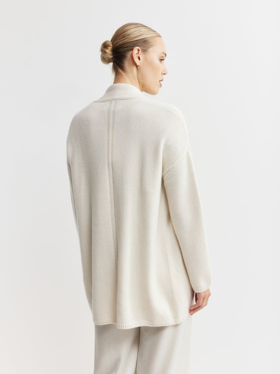 Luxe Cashmere Cardigan - Cream