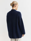 Luxe Cashmere Cardigan - Navy