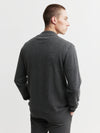 Mens Cashmere Full Zip Cardigan - Graphite