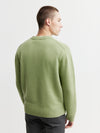 Mens Cashmere Relaxed Crew - Sage