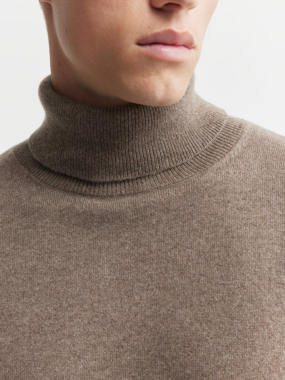 Mens Cashmere Rollneck Sweater