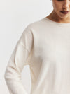 Essential Cashmere Relaxed Crewneck - Cream