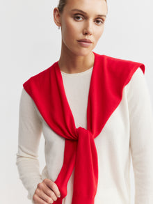  Cashmere Sweater Scarf - Red