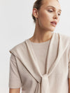 Cashmere Sweater Scarf - Sand