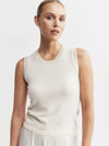 Cashmere Tank - Cream