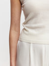 Cashmere Tank - Cream