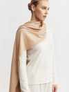 Cashmere Travel Wrap & Bag - Camel