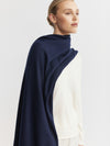 Cashmere Travel Wrap & Bag - Dark Navy