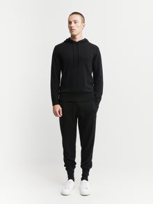  Unisex Essential Cashmere Jogger - Black