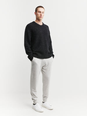 Unisex Essential Cashmere Jogger - Grey Melange