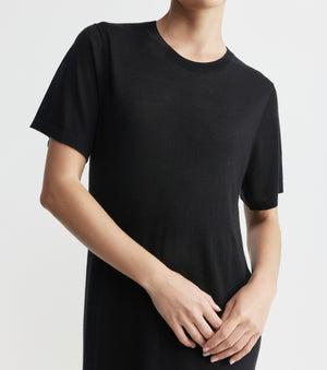 Fine Cashmere Dress - Black