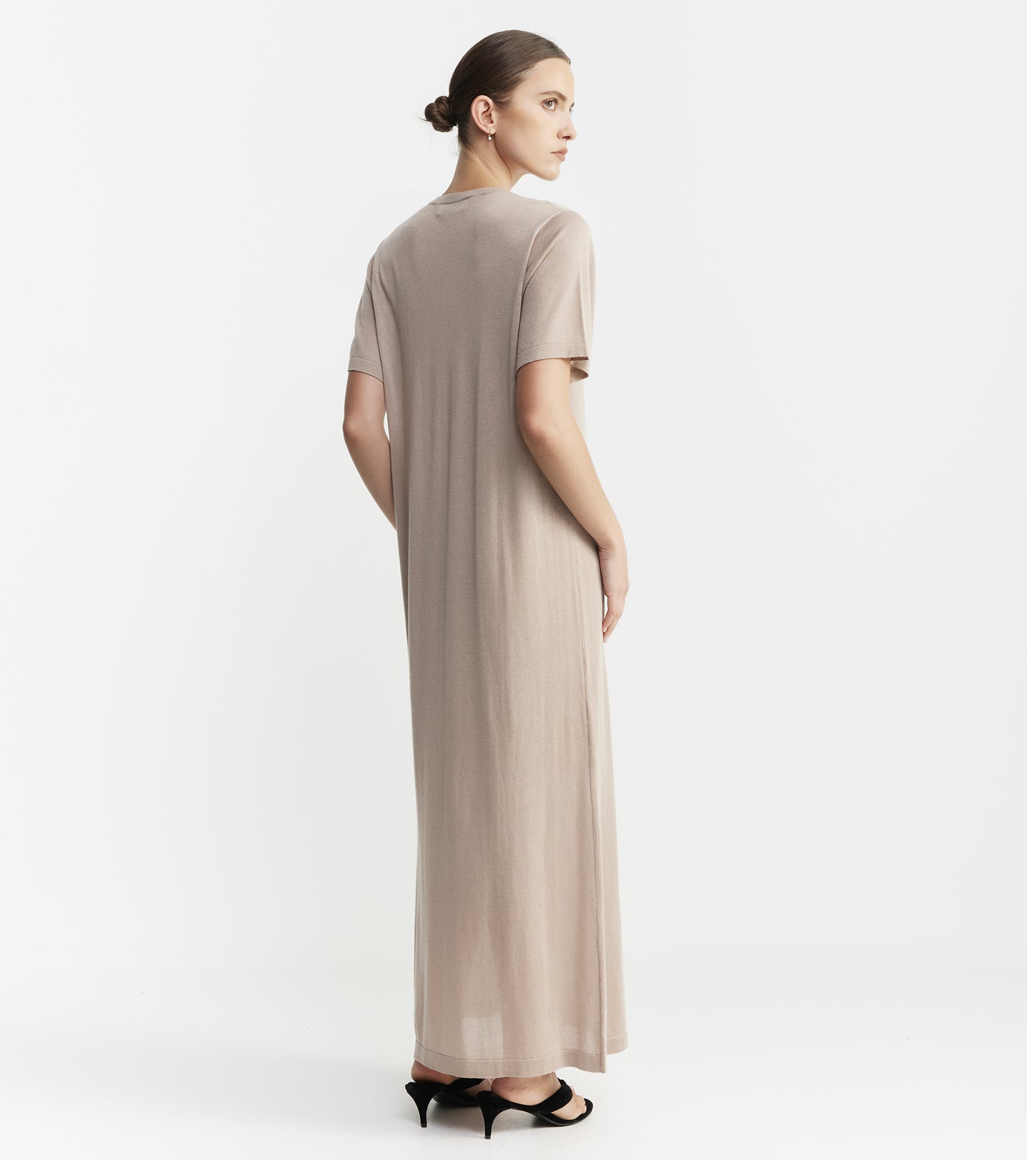 Fine Cashmere Dress - Taupe