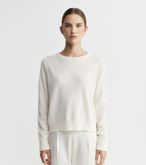 Cashmere Holiday Sweater - Cream