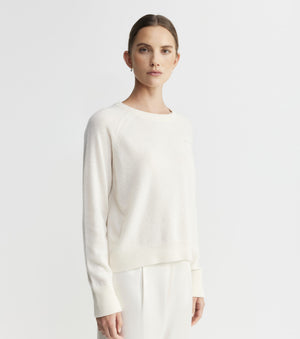 Cashmere Holiday Sweater - Cream
