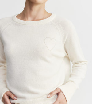 Cashmere Holiday Sweater - Cream