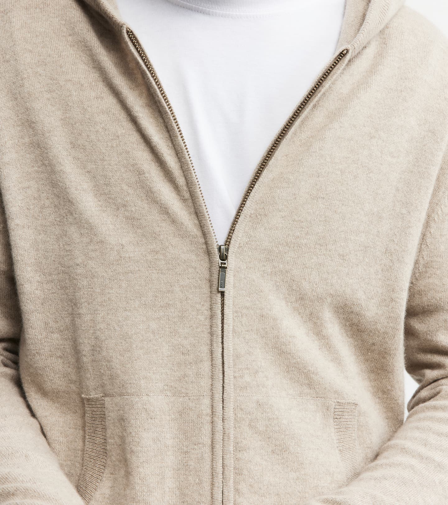 Cashmere Zip Hoodie - Birch