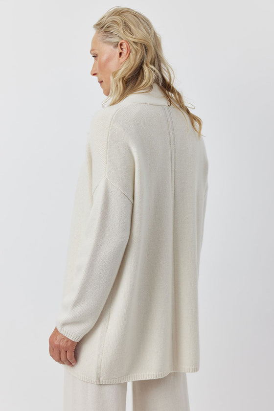 Luxe Cashmere Cardigan - Cream