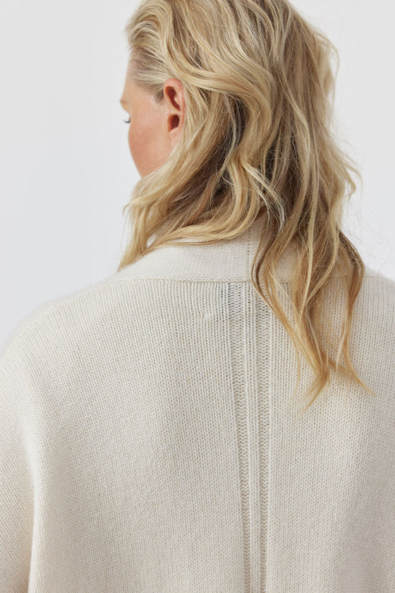 Luxe Cashmere Cardigan - Cream