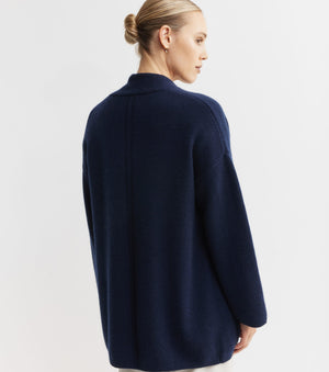Luxe Cashmere Cardigan - Navy