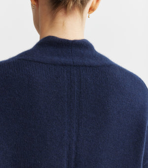 Luxe Cashmere Cardigan - Navy