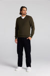 Mens Essential Cashmere V Sweater